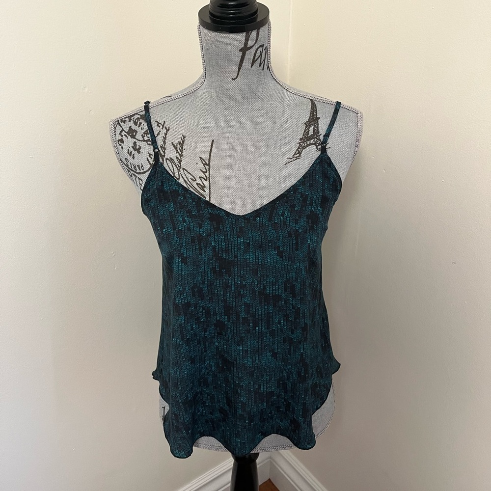 Wilfred 100% Silk Sequin Print Camisole, S - Picture 1 of 15